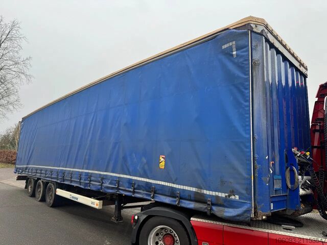 Sliding tarpaulins Krone 3 ass mega oplegger  10 gts wielen