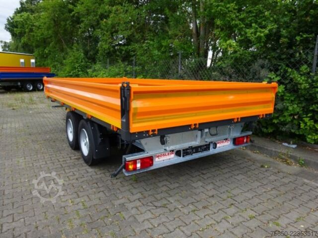 Przyczepa wywrotka Möslein TTD11 Orange  neuer Tandem 3- Seitenkipper Tieflader-- Neufahrzeug --