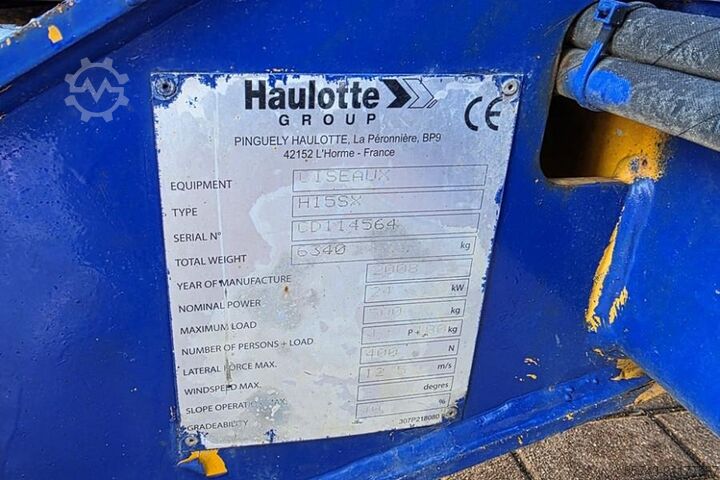 Škarjasto dvigalo Haulotte H15SX As-Is, Diesel, 4x4 Drive 15 Working Height,