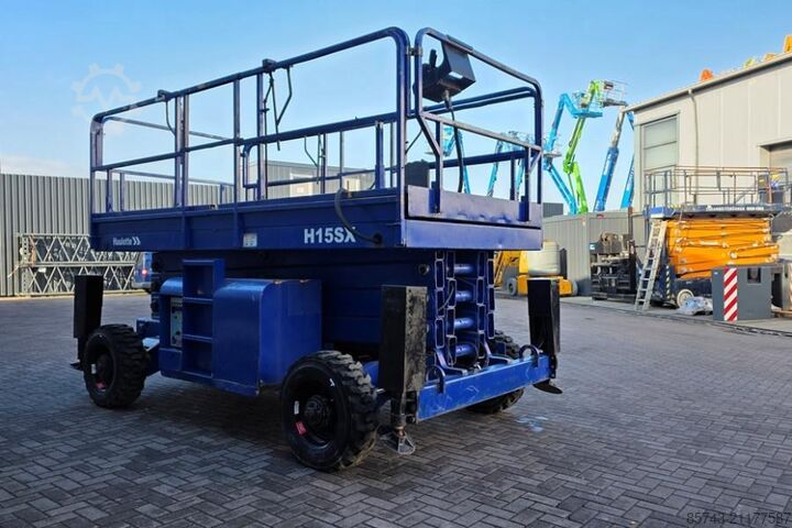 Škarjasto dvigalo Haulotte H15SX As-Is, Diesel, 4x4 Drive 15 Working Height,