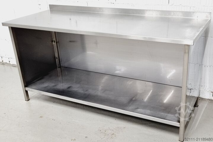 Mesa de trabajo de acero inoxidable Köhler ArbeitstischAT 1600