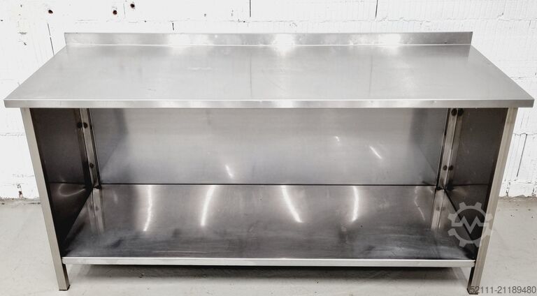 Mesa de trabajo de acero inoxidable Köhler ArbeitstischAT 1600