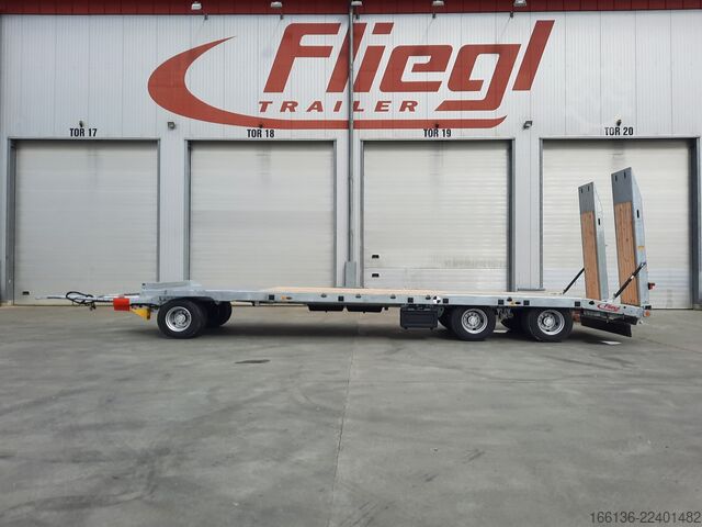  Fliegl Tiefladeanhänger DTL 300 P Agrar 5,9m