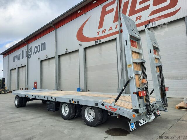  Fliegl Tiefladeanhänger DTL 300 P Agrar 5,9m