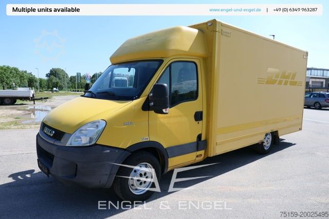 Transporter mit Koffer iveco Daily 35 S11 C30C AUTOMATIK KAMERA MAXI Regale LUFT DURCHGANG