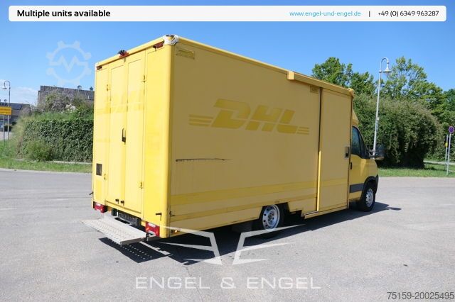 Transporter mit Koffer iveco Daily 35 S11 C30C AUTOMATIK KAMERA MAXI Regale LUFT DURCHGANG