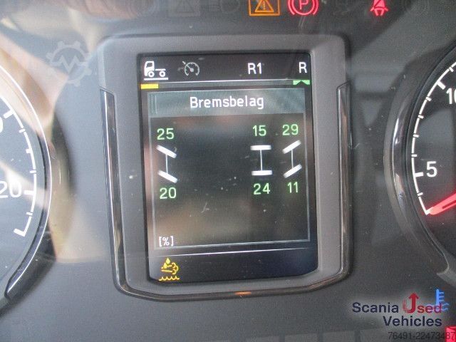 Ledusskapja kravas automašīna Scania R 450 B6x2*4NB Kühlkoffer-Durchladezug mit Lbw.