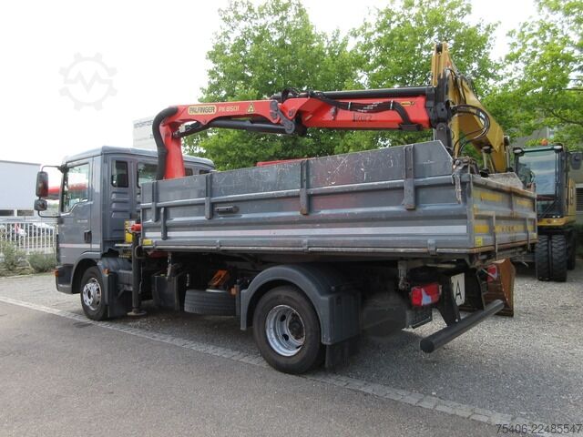 Kiepwagen man TGL 12.220 4x2 BB,Palfinger PK8501,Schrottspinne