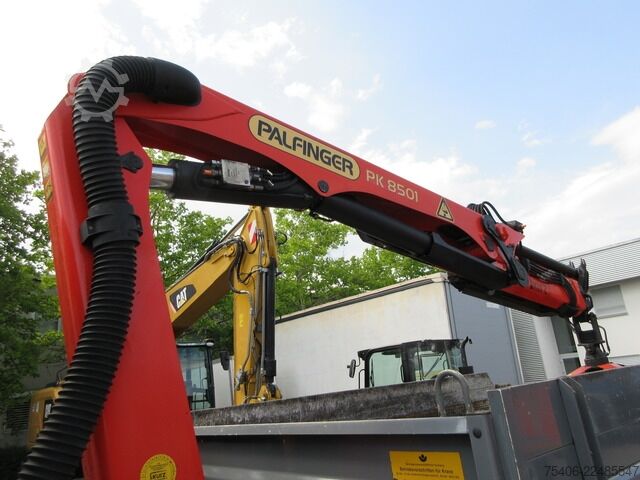 Kiepwagen man TGL 12.220 4x2 BB,Palfinger PK8501,Schrottspinne
