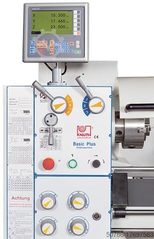 Conventional Horizontal Lathe - Basic Plus KNUTH Werkzeugmaschinen Basic Plus