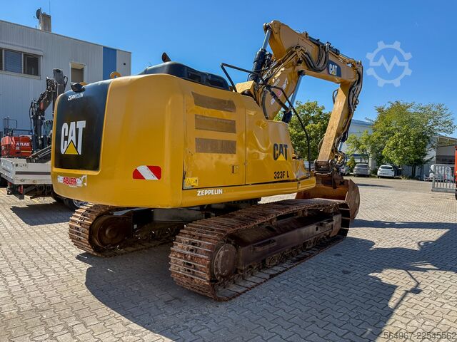 Beltegraver Caterpillar 323FL Kettenbagger OQ70/75 vollhydr.