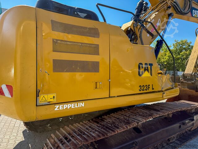 Beltegraver Caterpillar 323FL Kettenbagger OQ70/75 vollhydr.