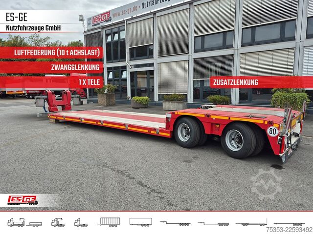 Tieflader-Sattelauflieger FAYMONVILLE MAX Trailer MAX510 Tiefbett 2x10 t