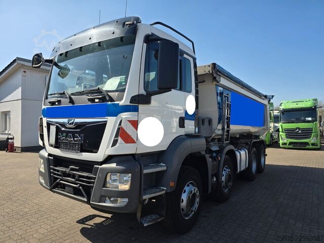 Basculantă MAN TGS 35.420 8x4BB Muldenkipper Schmitz Stahl