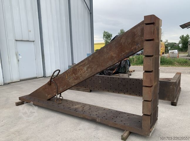  Equerres de bridage en fonte 4000 x 2000 x 575 mm