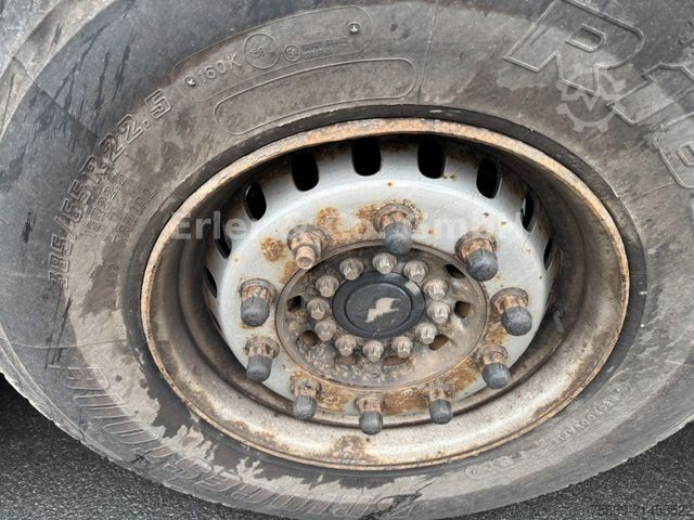 Pracovná plošinová náves SCHMITZ CARGOBULL Rahmen verzinkt, Bordwände, I.+III. Achse Lift