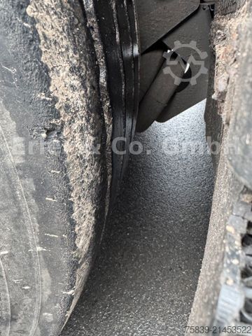 Pracovná plošinová náves SCHMITZ CARGOBULL Rahmen verzinkt, Bordwände, I.+III. Achse Lift