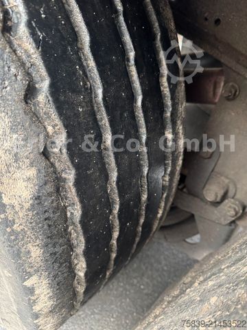 Pracovná plošinová náves SCHMITZ CARGOBULL Rahmen verzinkt, Bordwände, I.+III. Achse Lift