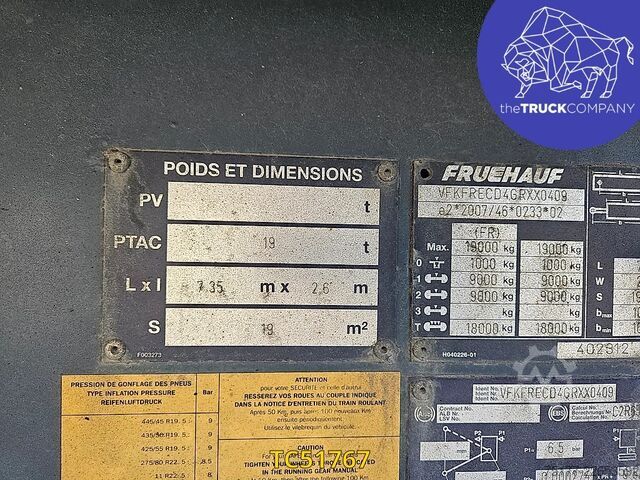 انزلاق القماش المشمع Fruehauf PLSC