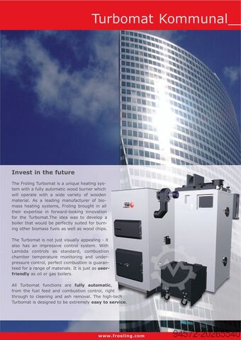 Hackschnitzelkessel Fröling Turbomat 500 wood-chip biomass boiler (2009)
