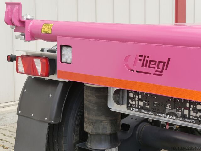 Náves na kontajnerové podvozky Fliegl SDS 380 Kippchassis für 1x 20