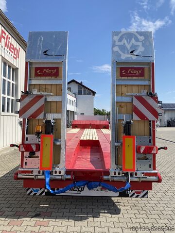 Încărcător scăzut Fliegl SDS 470 T mit Radmulden