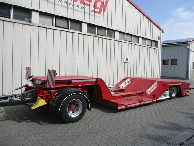 Carregador baixo Fliegl 2-Achs Tieflade Anhänger ZTS 200 Spezial