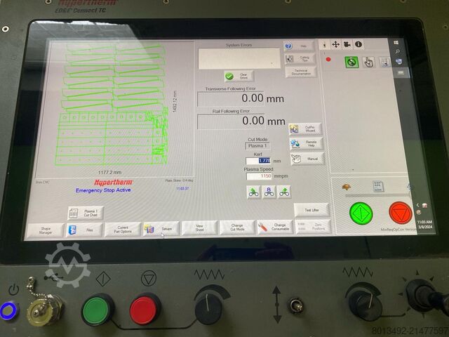 等离子切割机 Baykal Baykal BPS 2060 CNC HyperTherm 170A