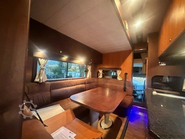 Sığır taşıma kamyonu DAF XF 26510 5 Pferde Popout Mega Wohnung Womozul.
