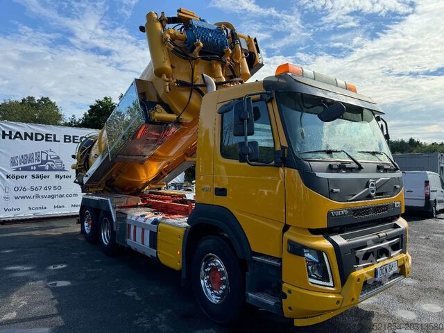 吸引車 Volvo FMX 450 6x2*4, 14m3 Combi, Sludge / High Pressu...