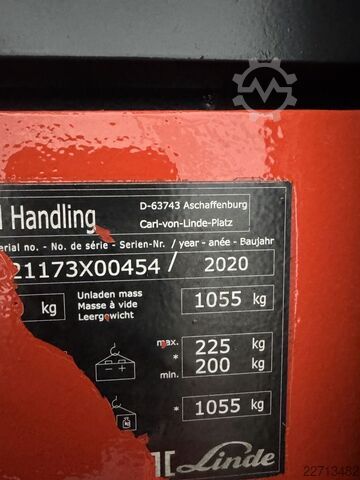 Empilhador manual Linde L 14 i Triplex