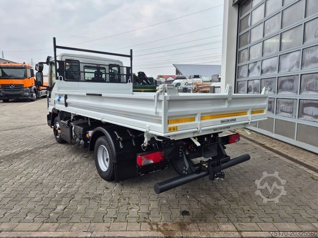 Three-sided tipper truck IVECO Eurocargo ML80E21 Meiller Kipper 2x AHK 3 Sitze