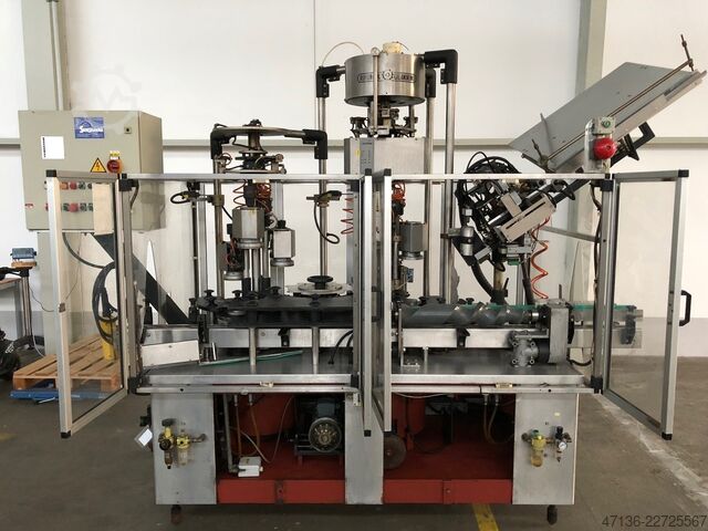 Capsulatrice e dispiegatore per spumante Robino Galandrino Zenit 2/6