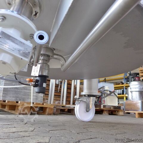Recipient sub presiune de 1000 litri încălzibil/răcibil, Aisi 316 cu agitator magnetic apaco 8853