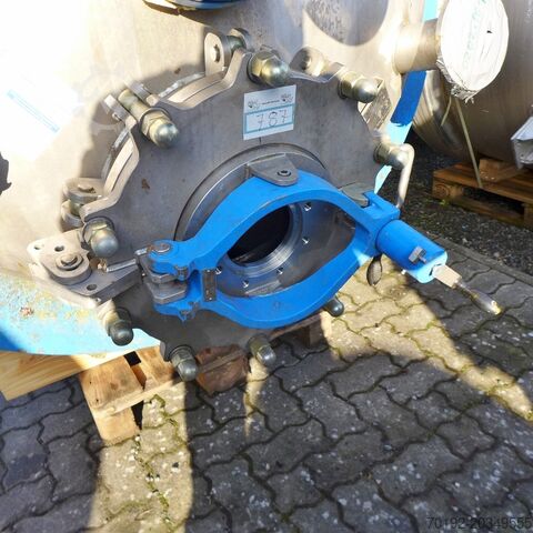 Reactor de 3586 litros calefactable/refrigerable con agitador de palas, AISI316 HANAG 8761