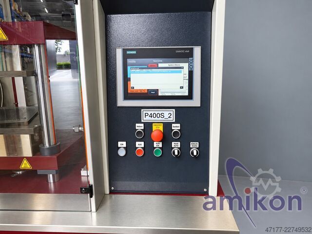 660 kN 400x400 mm Year of manufacture 2019 Vogt Laborpresse P400S Heißpresse