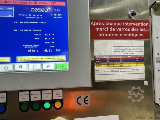 System för fyllning av behållare Krones Mecafill VKPV-144-094