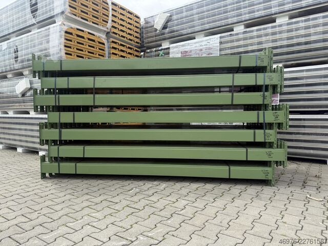 2.700 mm / K: 127 x 50 mm / verde / 3 HP BITO PL38 Palettenregaltraverse Traverse Regal