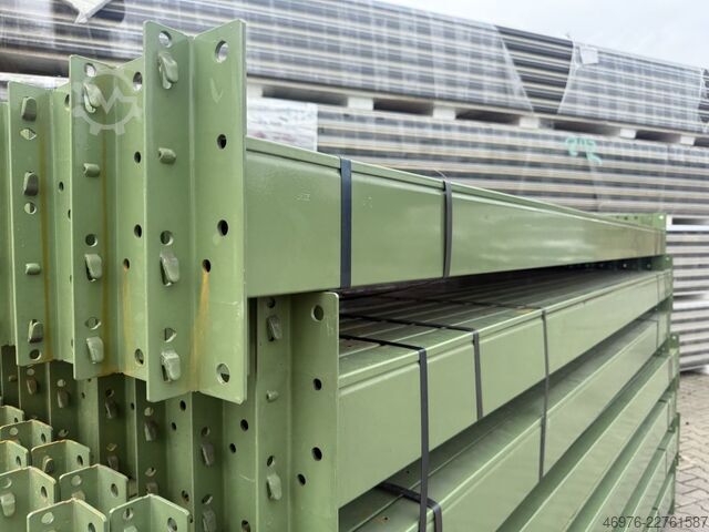 2.700 mm / K: 127 x 50 mm / verde / 3 HP BITO PL38 Palettenregaltraverse Traverse Regal