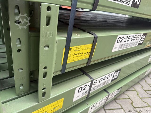 2.700 мм / К: 127 x 50 мм / зелен / 3 к.с. BITO PL38 Palettenregaltraverse Traverse Regal