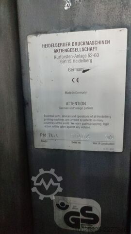 Mesin cetak offset Heidelberg Printmaster PM 74