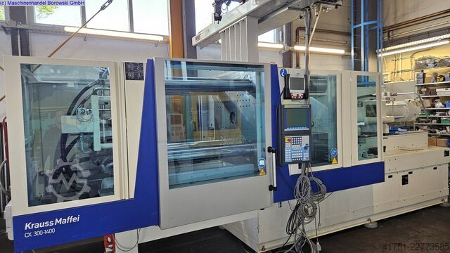 Máquina de moldeo por inyección KraussMaffei KM 300-1400 CX