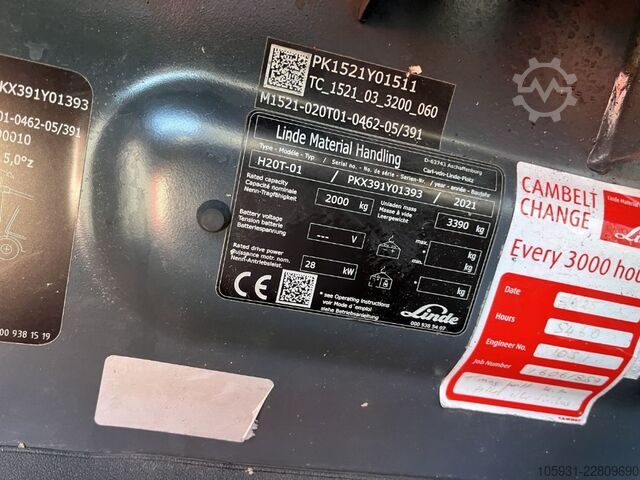 LPG Forklifts Linde H20T-01