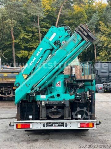 Вантажівка з відкритою платформою DAF CF 85.410 6x2 Pritsche Atlas Kran