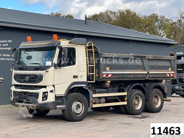 Саміоскид VOLVO FMX 460 6x4 Meiller DSK
