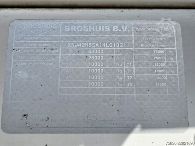 কম লোডার Broshuis 4AOU-16-40 / RADMULDEN / AUSZIEBAR