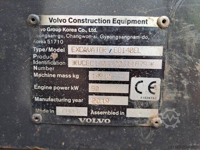 Raupenbagger Volvo EC 140 EL