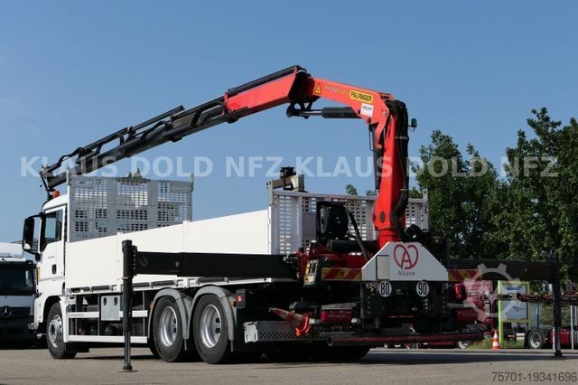 Grua montada em camião MAN TGS 26.460 6x4 Retarder Kran PK 19001 SLD5 Funk