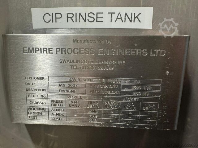 Whey Processing Plant Cheese whey processing plant 15,000 Litre/Hour