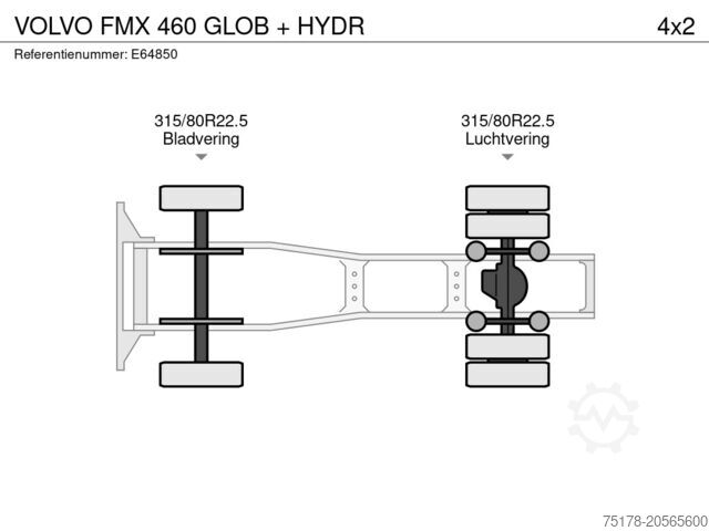 Standard-SZM VOLVO FMX 460 GLOB + HYDR